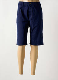 Bermuda taille à pinces taille normale bleu IMPAQT femme