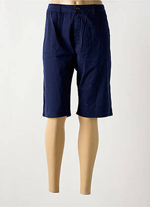 Bermuda taille à pinces taille normale bleu IMPAQT femme