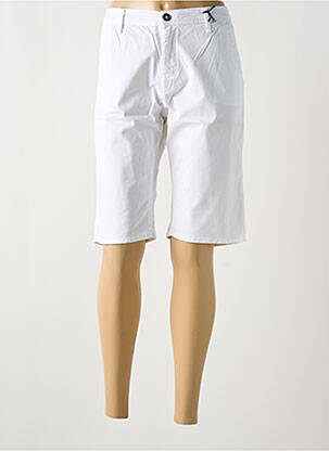 Bermuda taille à pinces taille normale blanc IMPAQT femme