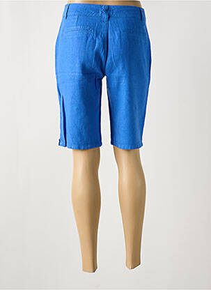 Bermuda taille à pinces taille normale bleu fonce IMPAQT femme