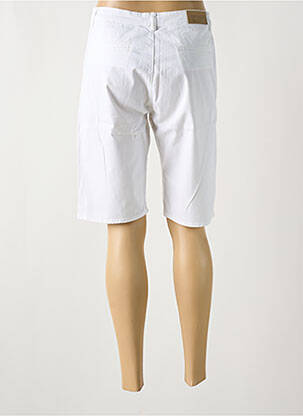 Bermuda taille à pinces taille normale blanc IMPAQT femme