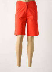 Bermuda orange FELINO pour femme seconde vue