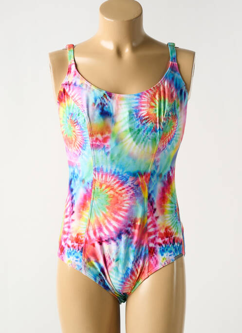 Maillot de bain 1 pièce bleu OLYMPIA pour femme