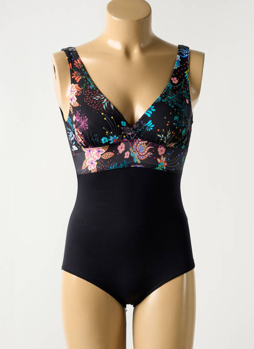 Maillot de bain 1 pièce noir SALÉE pour femme