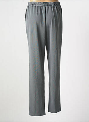 Pantalon droit taille élastique vert GEVANA femme