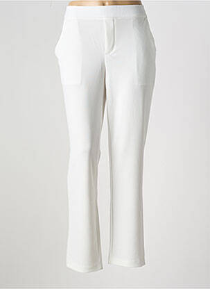 Pantalon slim taille élastique blanc MCM femme