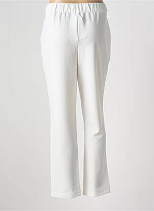 Pantalon slim taille élastique blanc MCM femme