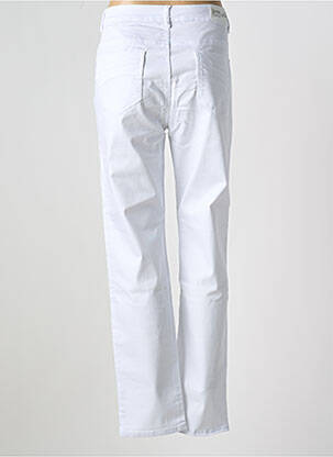 Pantalon slim poches blanc GEVANA femme