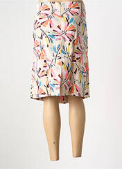 Jupe mi-longue beige FELINO pour femme seconde vue