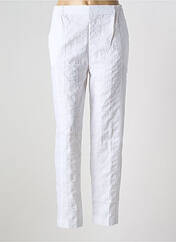 Pantalon droit blanc GEVANA pour femme seconde vue