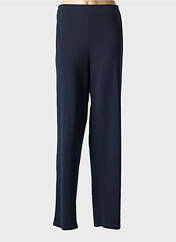 Pantalon droit bleu GEVANA pour femme seconde vue