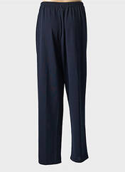 Pantalon droit bleu GEVANA pour femme seconde vue