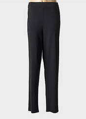 Pantalon droit noir GEVANA pour femme seconde vue