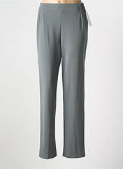 Pantalon droit vert GEVANA pour femme seconde vue