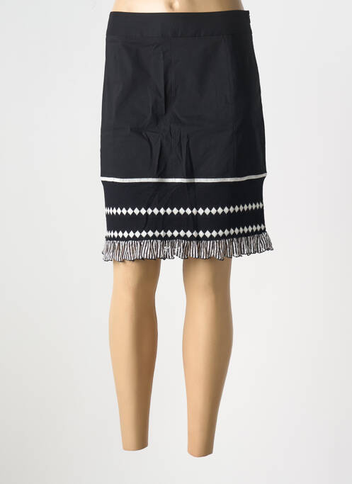 Jupe mi-longue noir OLIVIER PHILIPS pour femme