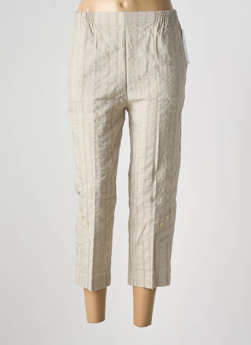 Pantacourt beige GEVANA pour femme