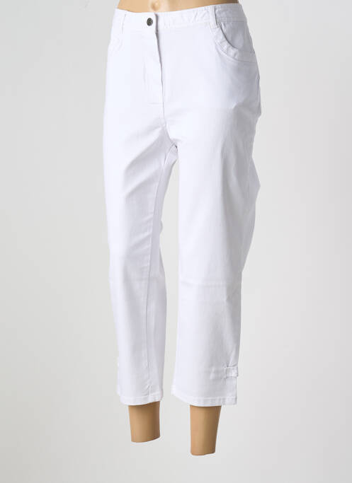 Pantacourt blanc FELINO pour femme