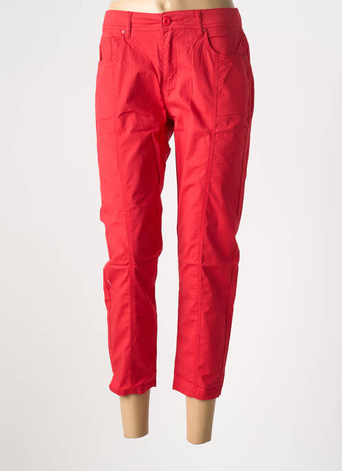 Pantacourt rouge GEVANA pour femme