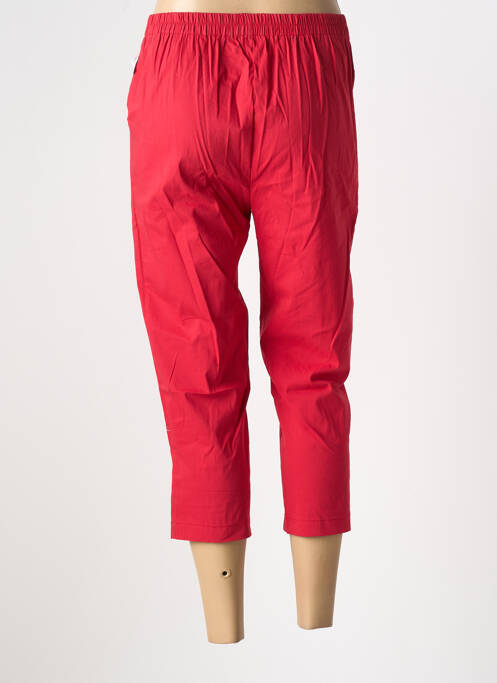 Pantacourt rouge GEVANA pour femme