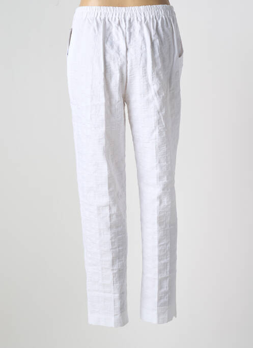 Pantalon droit blanc GEVANA pour femme