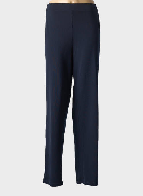Pantalon droit bleu GEVANA pour femme
