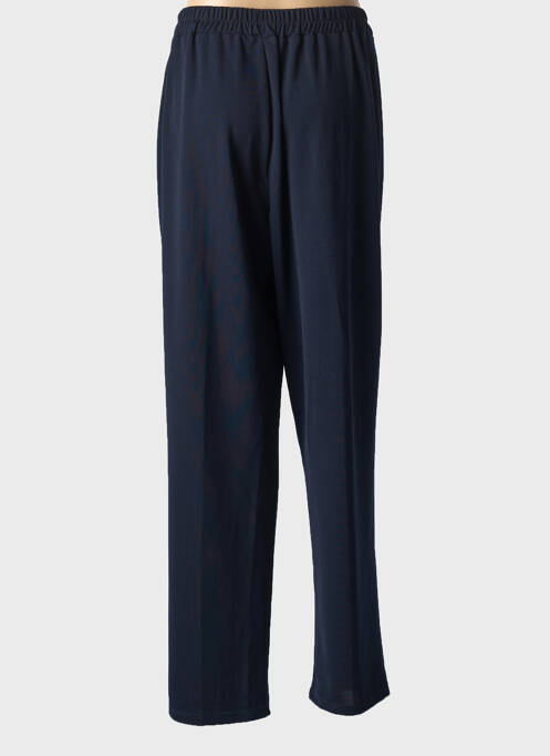 Pantalon droit bleu GEVANA pour femme