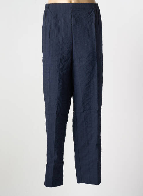 Pantalon droit bleu GEVANA pour femme