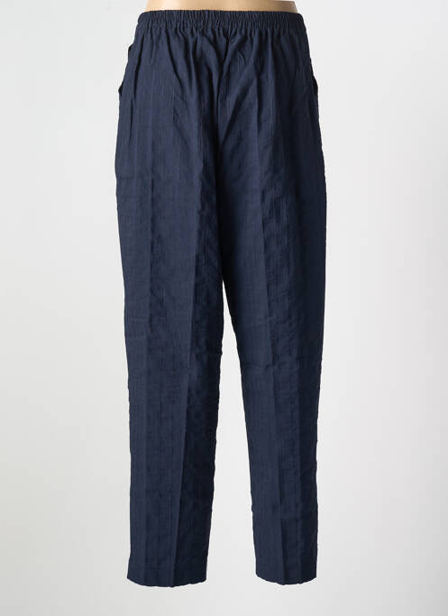 Pantalon droit bleu GEVANA pour femme
