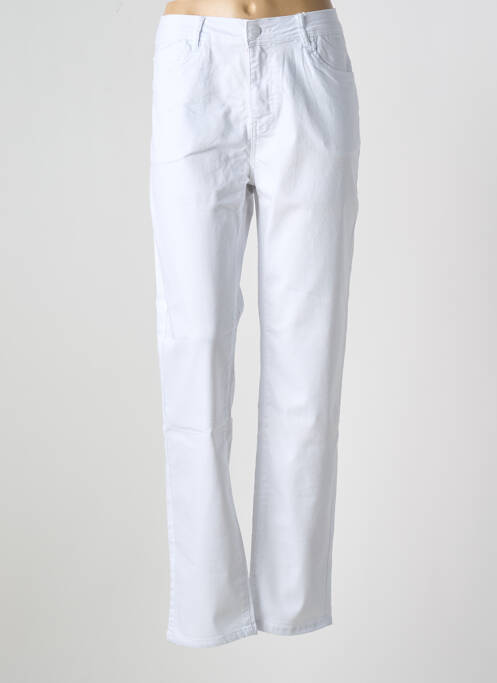 Pantalon slim blanc GEVANA pour femme