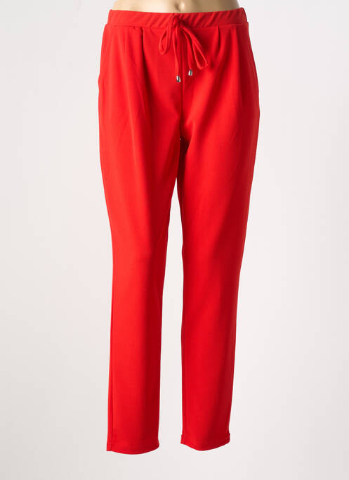 Pantalon slim rouge GEVANA pour femme