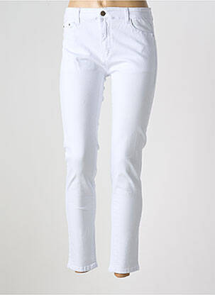 Jeans coupe slim stretch taille normale blanc KALISSON femme