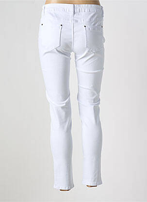 Jeans coupe slim stretch taille normale blanc KALISSON femme