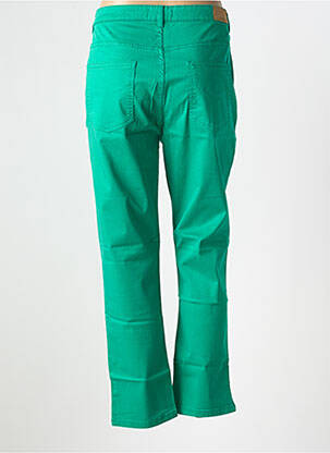 Pantalon droit stretch taille normale vert BARILOCHE femme