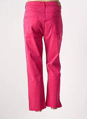 Pantalon droit stretch taille normale rose BARILOCHE femme