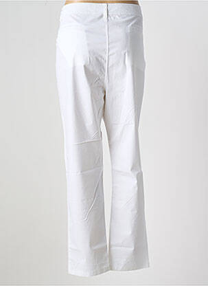 Pantalon droit stretch taille normale blanc FELINO femme