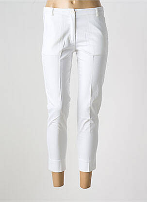 Pantalon 7/8 stretch taille normale blanc OLIVIER PHILIPS femme