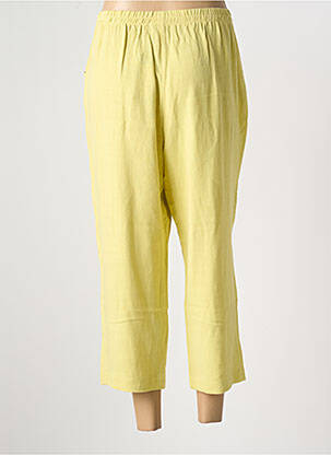 Pantalon 7/8 taille élastique taille normale vert TELMAIL femme