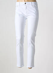 Jeans coupe slim blanc KALISSON pour femme seconde vue