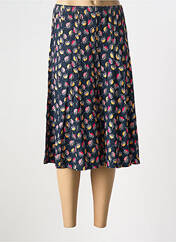 Jupe mi-longue bleu GRIFFON pour femme seconde vue