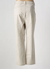 Pantalon droit beige FELINO pour femme seconde vue