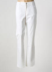 Pantalon droit blanc COWEST pour femme seconde vue