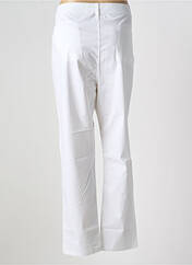 Pantalon droit blanc FELINO pour femme seconde vue