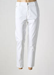 Pantalon slim blanc COWEST pour femme seconde vue