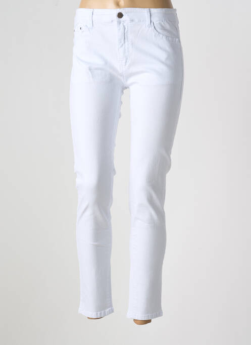 Jeans coupe slim blanc KALISSON pour femme