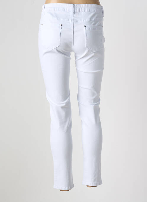 Jeans coupe slim blanc KALISSON pour femme