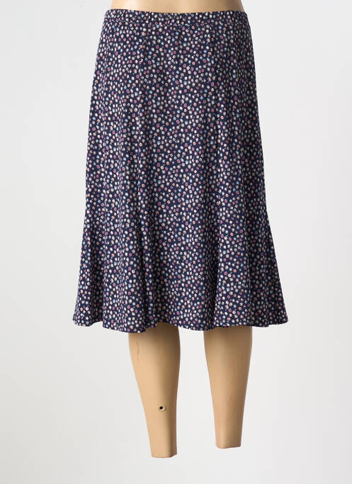 Jupe mi-longue bleu GEVANA pour femme