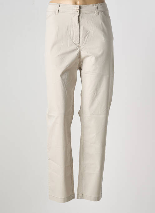 Pantalon droit beige FELINO pour femme