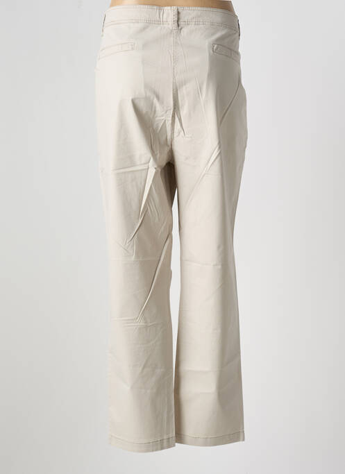 Pantalon droit beige FELINO pour femme