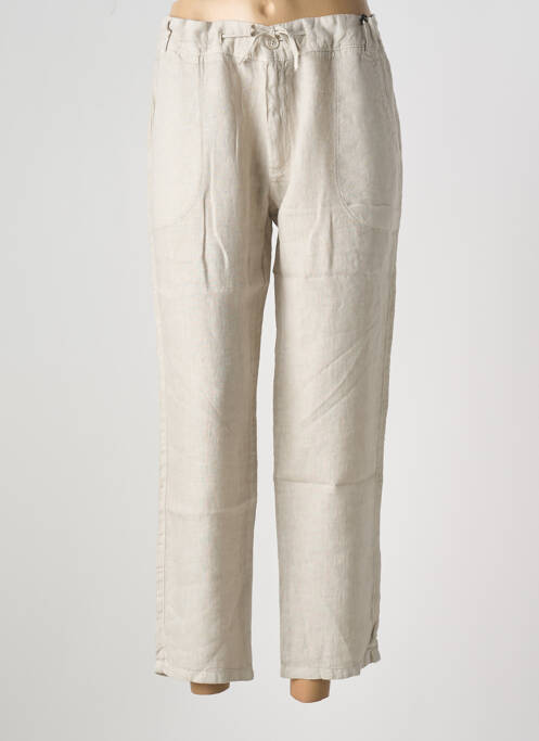 Pantalon droit beige IMPAQT pour femme