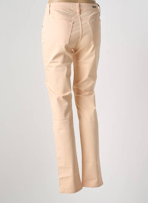 Pantalon droit orange DESGASTE pour femme